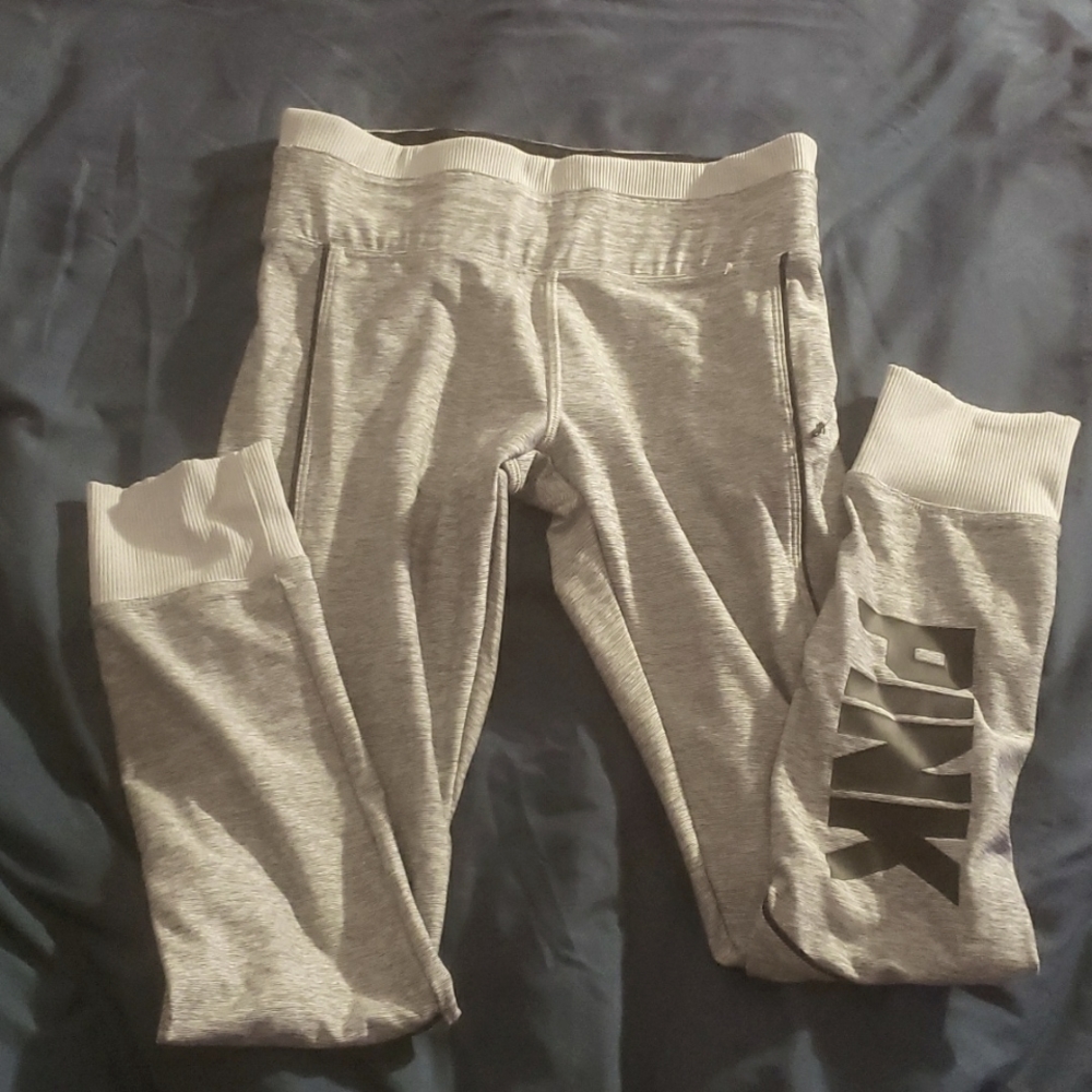 Pink brand Grey and Black leggings